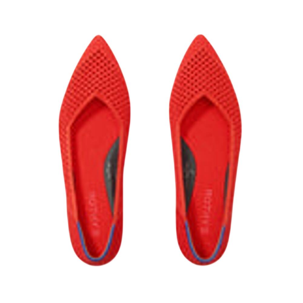 Rothy's The Point II Mesh Red Pointed Toe Flats Size 11